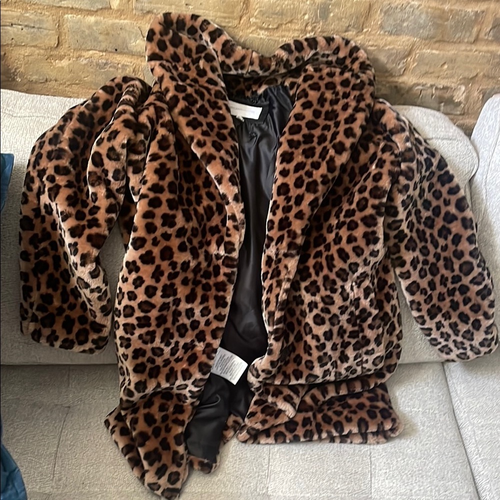 BCBGeneration Leopard Print Coat